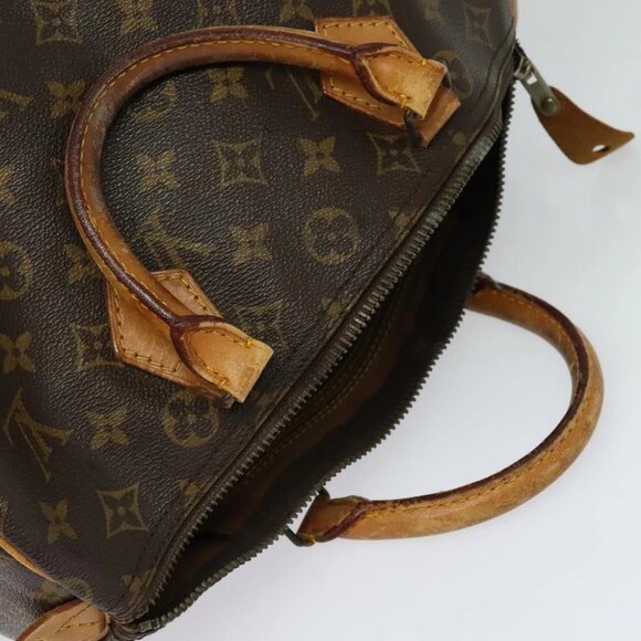 LOUIS VUITTON Monogram Speedy 30 Hand Bag - Picture 11 of 16